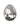 Ladenac Bois de Russie mini egg – Silver mini egg, closed