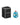Ladenac Bois de Russie 220 g egg – Harlequin Blue egg beside its black gift box