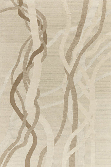 Lianes wool rug, full view