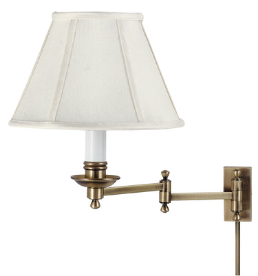 House of Troy Decorative Wall Swing Lamp Antique Brass