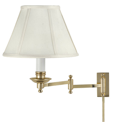 House of Troy Decorative Wall Swing Lamp Polished Brass