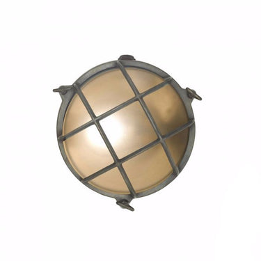 Original BTC Brass Bulkhead with Internal Fixing Points, Weathered Brass – main view