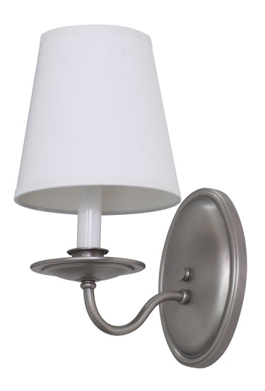 House of Troy Lake Shore Wall Sconce Satin Pewter