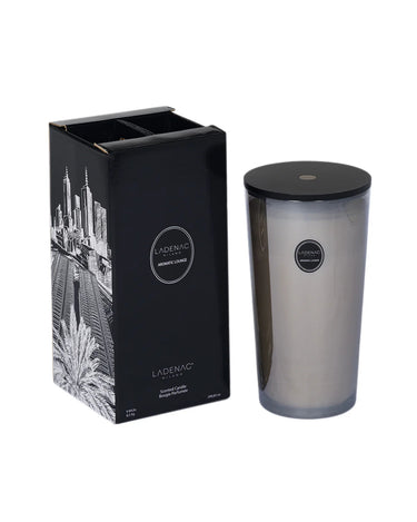 Ladenac Urban Senses Luxury Candle - 8500g Jar - Burning brightly in a luxurious living room.