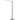 Minimalist adjustable floor lamp with USB charging port and LED technology