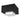 Small Outdoor Flush Mount LED Light – Geometric Black Ceiling Fixture for Entryways & Patios