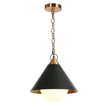 Libbaconion Pendant Light HA05166 Black Gold Modern Cone