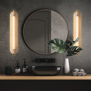 Viso Linea LED wall light installed in an interior, view 1