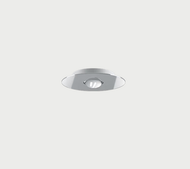 Bugia Single ceiling flush light by Lodes in glossy chrome finish
