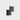 Matte black Lodes Puzzle Double Square indirect LED wall light