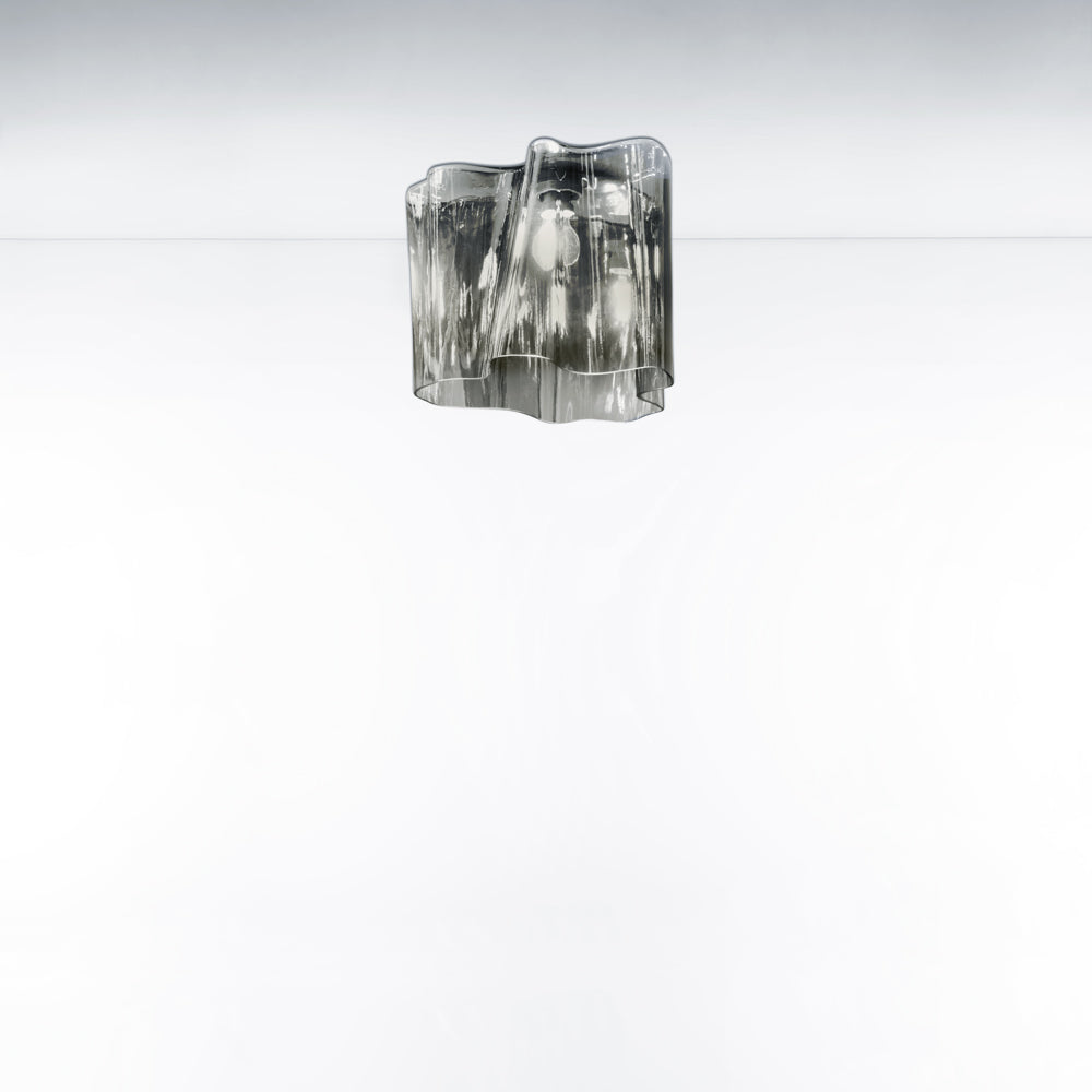 Logico Single Ceiling Light Grey Smoke | Artemide