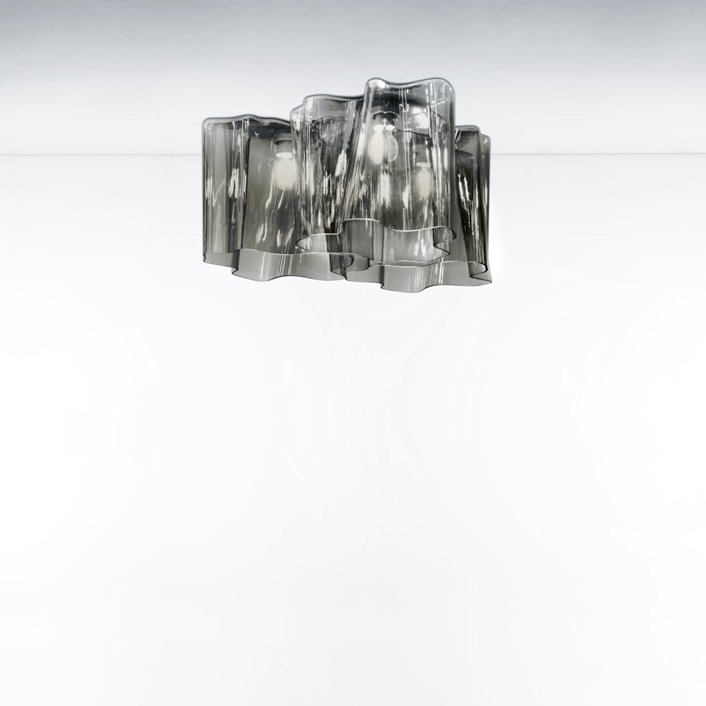 Logico Triple Nested Ceiling Light Grey Smoke | Artemide