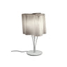 Artemide Logico grey smoke glass table lamp with handblown diffuser for ambient lighting in modern bedrooms and offices