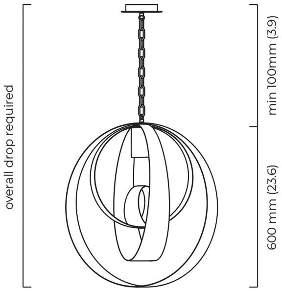 Lunar Pendant by CTO Lighting