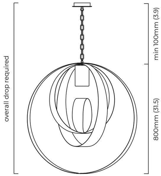 Lunar Pendant by CTO Lighting