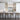 Linear 6 Brass Pendant Light Illuminating a Modern Living Roo