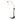 Nova of California Melmar Chairside Arc Floor Lamp Weathered Brass Walnut
