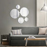 Nova of California Marshmallow Wall Art Mirror 33 Chrome Multi Mirror Design