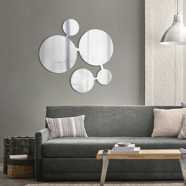 Nova of California Marshmallow Wall Art Mirror 33 Chrome Multi Mirror Design