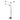 Nova of California Mushroom 5 Light Arc Floor Lamp Black Nickel