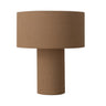 Nova of California Moonlight Table Lamp Woven Burlap Shade