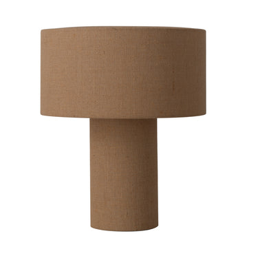 Nova of California Moonlight Table Lamp Woven Burlap Shade