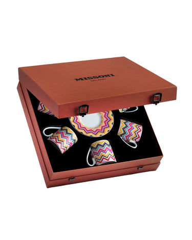 Coffee Cups & Saucers, Set of 6 by Missoni Home in Marrakech, view 1