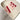Cream & Red Love Rug by Maison Deux, photo 2