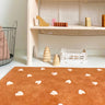 Toffee & Pink Hearts Rug by Maison Deux, photo 1
