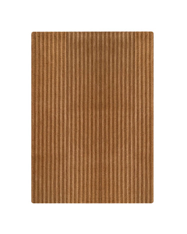 Terra Brown Solid Stripe Rug by Maison Deux, photo 1