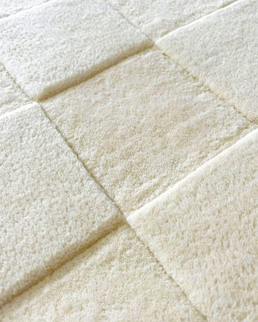 Off White Checkerboard Rug by Maison Deux, photo 1