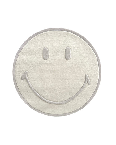 White & Natural Smiley® Rug by Maison Deux, photo 1