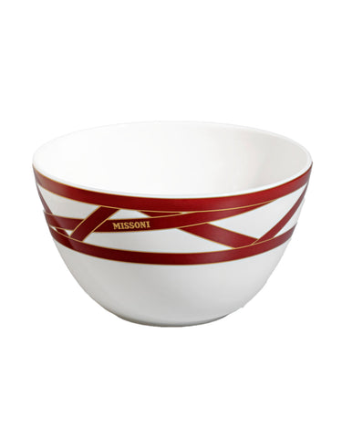 Rice Bowls, Set of 2 by Missoni Home in Nastri Bordeaux, view 1