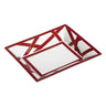 Rectangular Tray by Missoni Home in Nastri Bordeaux, view 1