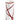 High Vase by Missoni Home in Nastri Bordeaux, view 2