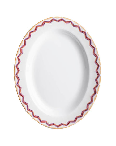 Oval Serving Dish by Missoni Home in Zig Zag Jarris 156, view 1