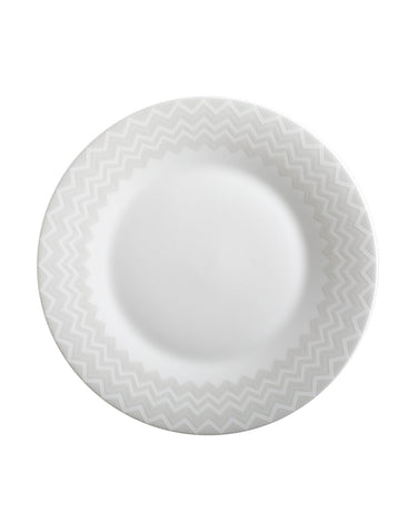 Dinner Plates, Set of 2 by Missoni Home in Zig Zag White, view 1