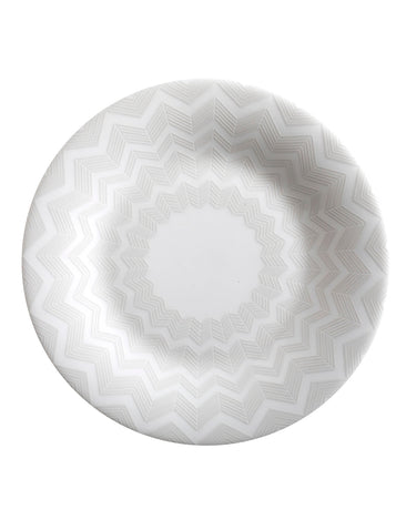 Bread & Butter Plates, Set of 2 by Missoni Home in Zig Zag White, view 1