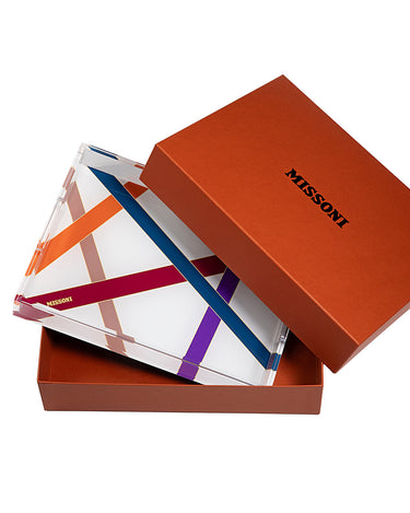 Serving Tray by Missoni Home in Nastri Multicolor, view 1