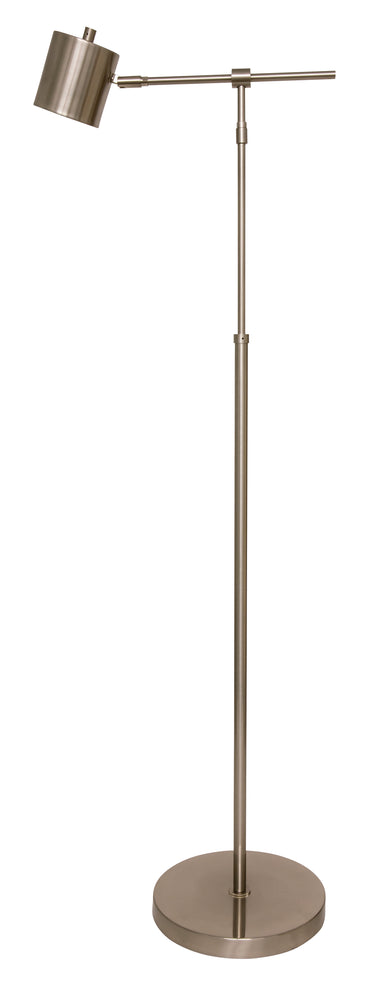 House of Troy Morris Adjustable LED Floor Lamps in Satin Nickel