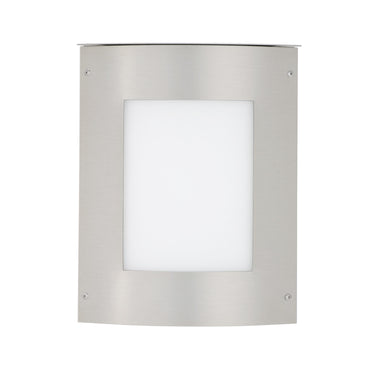 Moto 11 wall sconce: Silver (square faceplate) | Besa Lighting