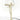 Lyndon 283 outdoor table lamp by Oluce in ivory, studio shot