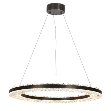 Macrobotrys 24-Inch Modern Crystal Chandelier