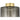 Dimmable 3000K LED natural brass flush mount with smooth, even light distribution closeup