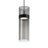 Manette Grande pendant light with natural brass patina closeup detail