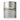 Transparent smoke glass flush mount with satin nickel finish, LED hallway lighting