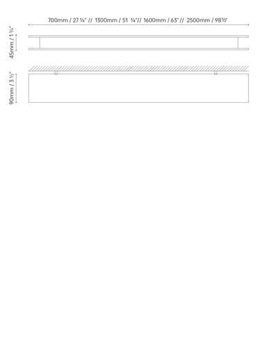 Measurements for the Marc C 70 (1L) (line drawing)