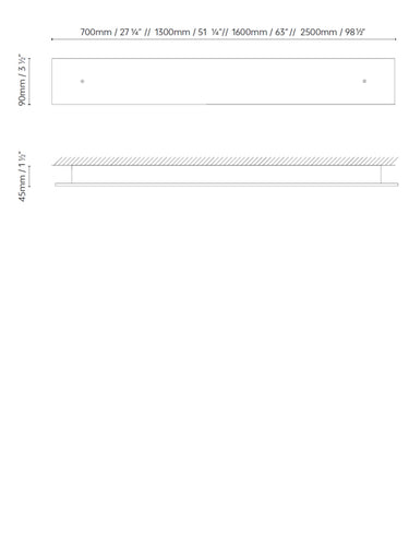 Measurements for the Marc W 70 (1L) (line drawing)