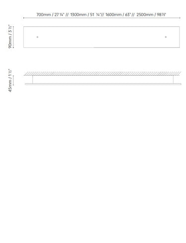 Measurements for the Marc W 130 (1L) (line drawing)