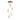 Marvinbell Modern Brass LED Cluster Chandelier - 5 Lights, 14.5"